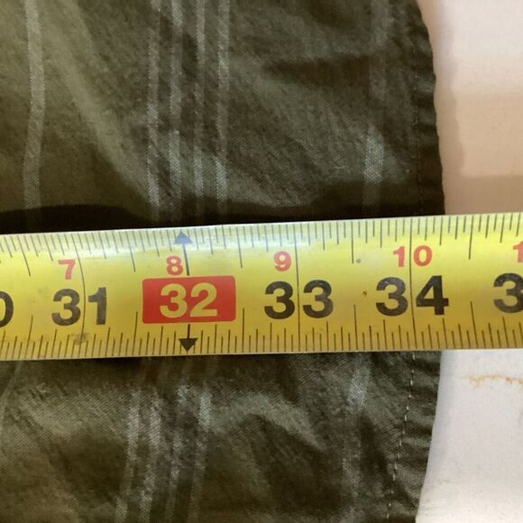 Carhartt Loose Fit Chambray Plaid Long Sleeve Shirt Sz XLT - Picture 6 of 7